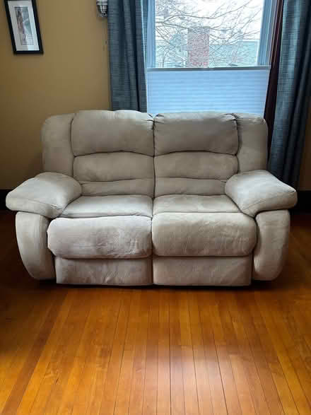 Photo of free Reclining loveseat (Brockton) #1