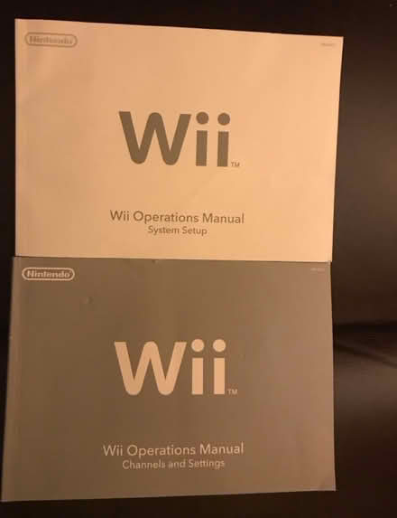 Photo of free Wii manuals (Off Oakland Mills Rd. Columbia) #1