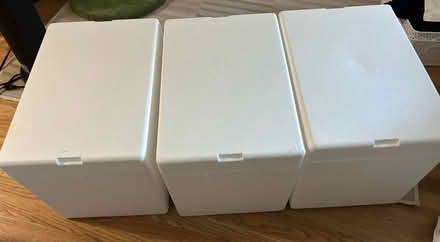 Photo of free 3 Reusable Styrofoam Ice Chests (near Downtown Menlo Park) #1