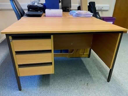 Photo of free Up to Four Desks with Lockable Drawers (Eaton Ford PE19) #2