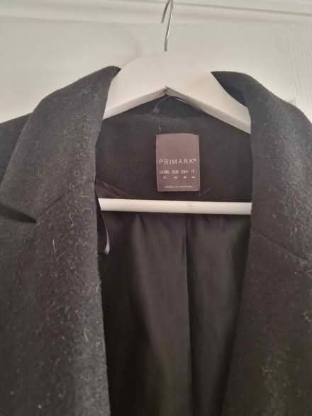 Photo of free Ladies black belted coat size 14 (EN3) #2