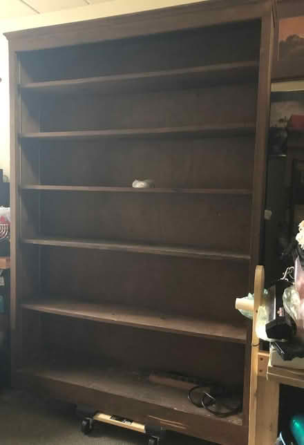 Photo of free Wood Bookcase (Real Wood) (Jamaica Plain, MA 02130) #1