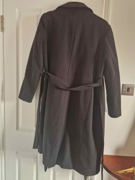 Photo of free Ladies black belted coat size 14 (EN3) #3