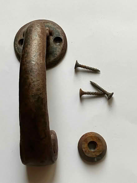 Photo of free Blacksmith solidly made door knocker and fittings (Bisley Road GL5) #1