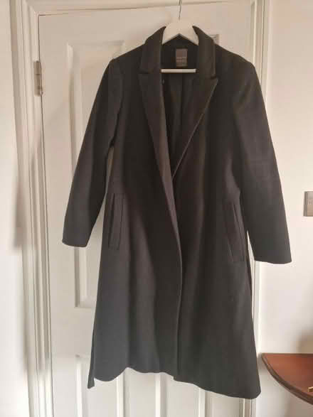 Photo of free Ladies black belted coat size 14 (EN3) #1