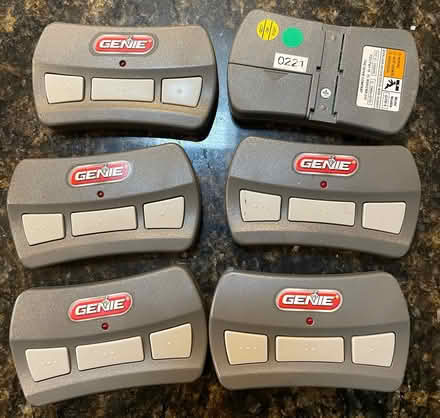 Photo of free Genie Garage Door Remotes (6) (Near Rancho San Antonio Park) #1