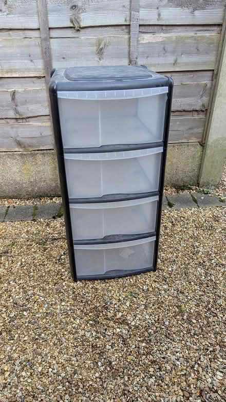 Photo of free Plastic storage drawers (Timperley) #1