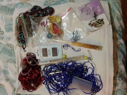 Photo of free Tiny beads + beading needles (Sherburn Hill DH6) #1