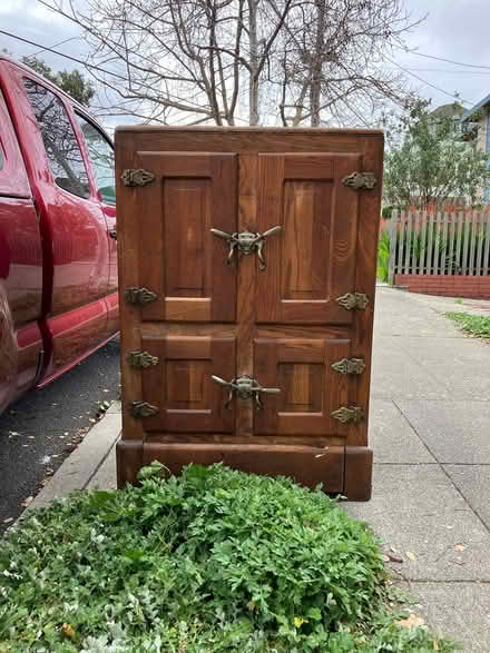 Photo of free Ice Box Cabinet (North Oakland, Piedmont Ave) #1