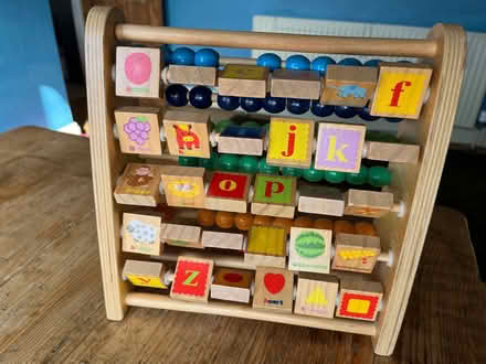 Photo of free Abacus/alphabet wooden toy (Radstock) #2