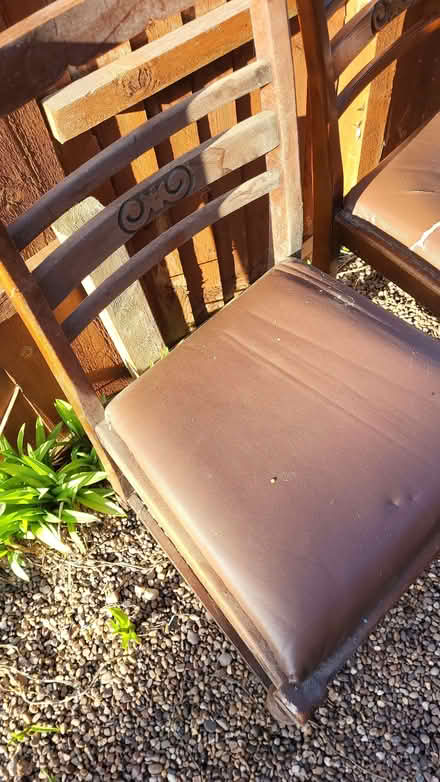 Photo of free Solid Oak Gate Legged Table and 4 Chairs (Bassetlaw DN22) #3