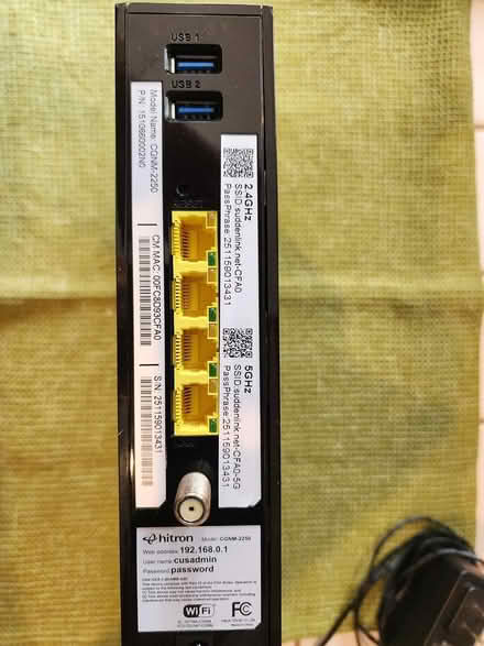 Photo of free Optimum compatible internet router (Truckee, CA) #2