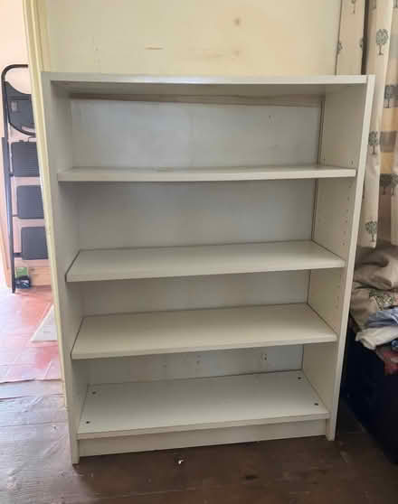 Photo of free Small White Billy bookcase (Bisley Road GL5) #1