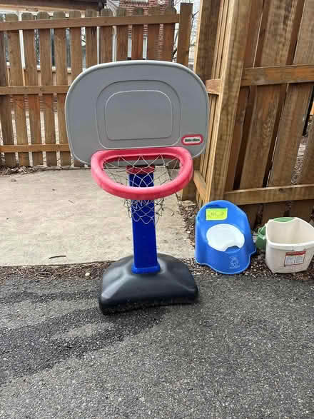 Photo of free Tots basketball hoop, water/sand (Tenleytown) #1