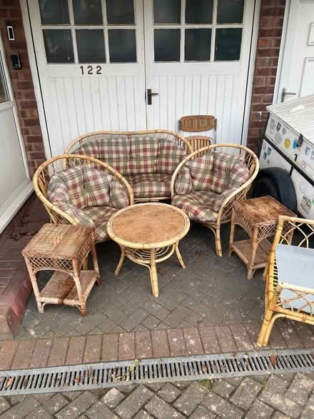 Photo of free Wicker conservatory furniture set (B20) #1