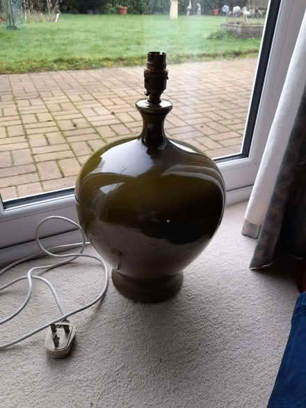 Photo of free Ceramic lamp base (Fords Farm RG31) #1