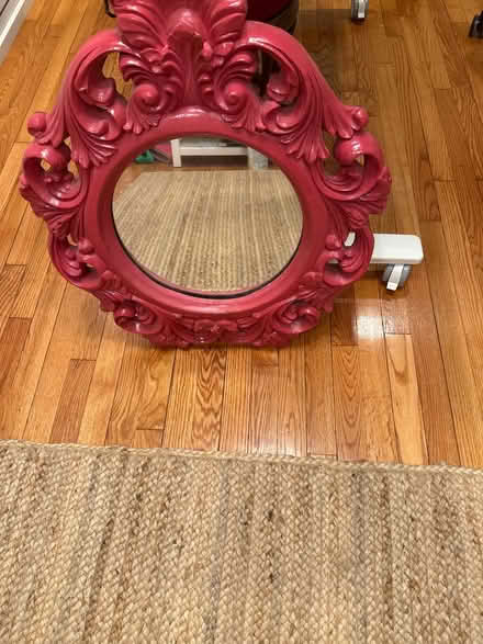 Photo of free Pink Victorian mirror (Near Lowe’s on Morris Ave.) #1