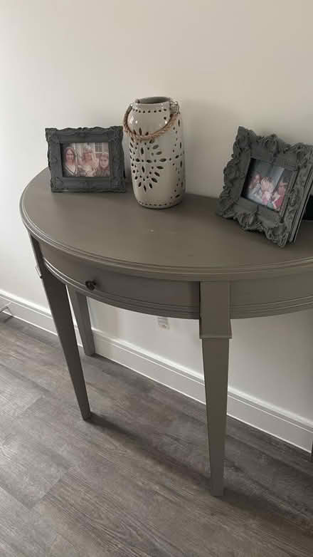 Photo of free Next Curved Console Table - Grey (Maldon Wick CM9) #1