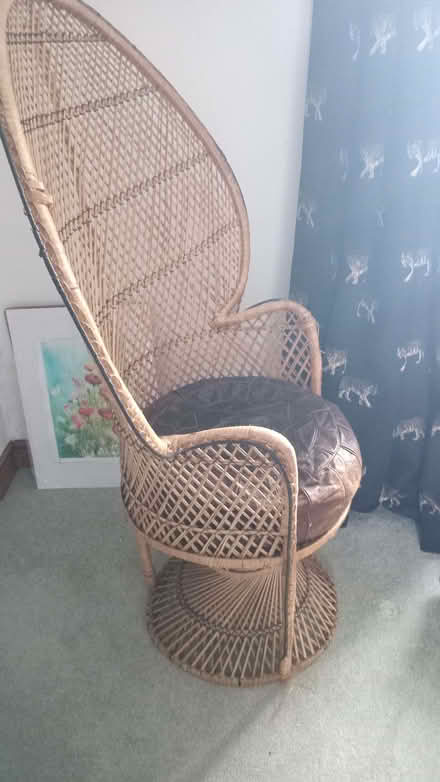 Photo of free 1970s cane chair . (Overton LA3) #2