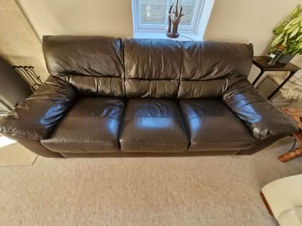 Photo of free Leather sofa (Bolton le Sands LA5) #4