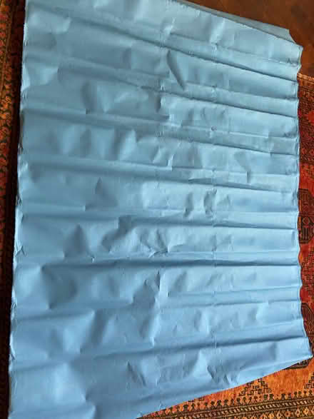 Photo of free Blue roller blind fabric. (Six Ways AL8) #1