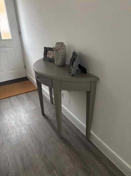 Photo of free Next Curved Console Table - Grey (Maldon Wick CM9) #3