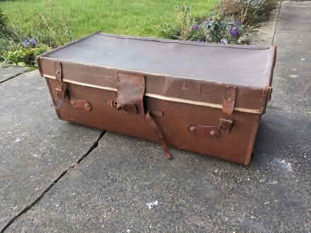 Photo of free Old, Large, Battered Old Trunk - stage prop? (IP3) #1