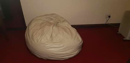 Photo of free Large Real Leather Beanbag (Biggleswade) #1