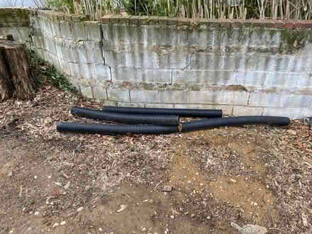 Photo of free Corrugated perforated drain pipe (S. 26th St. & S. Ives St) #1