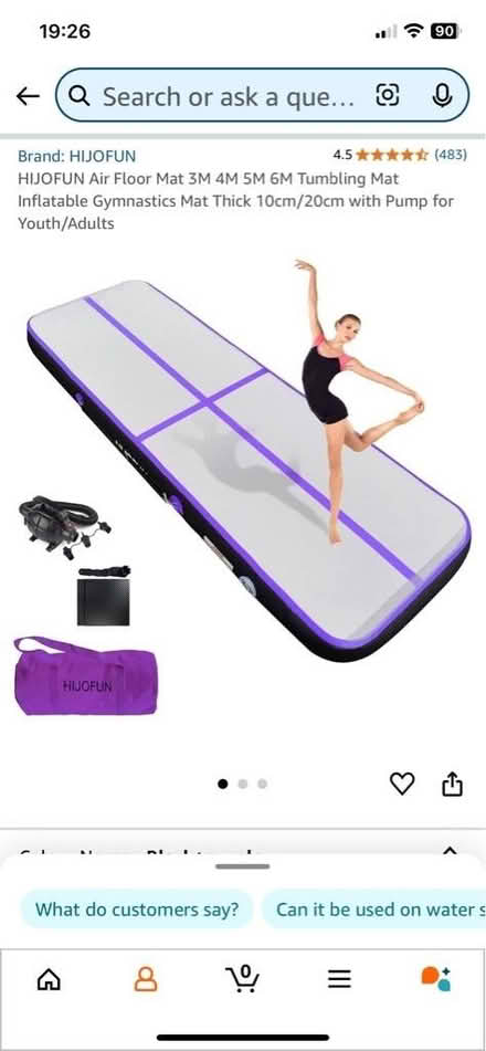 Photo of free Gymnastics tumbling mat (Berry Lane Estate WD3) #2