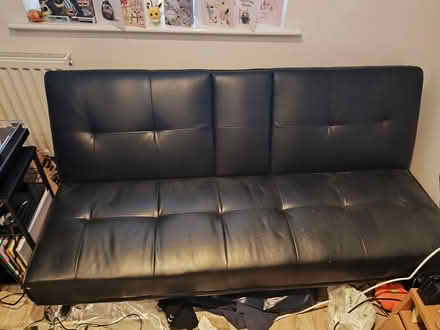 Photo of free Black sofa / bed (Birkenhead CH41 4AD) #1