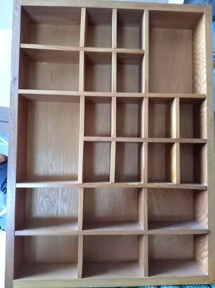 Photo of free Three pine display boxes with hooks attached (leagrave LU3) #1