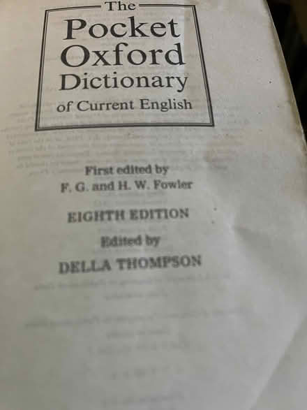 Photo of free Oxford Dictionary (scruffy) (Finsbury Park N4) #1