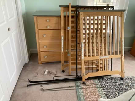 Photo of free Matching crib and dresser (Westborough MA (1 mile Rte. 9)) #1