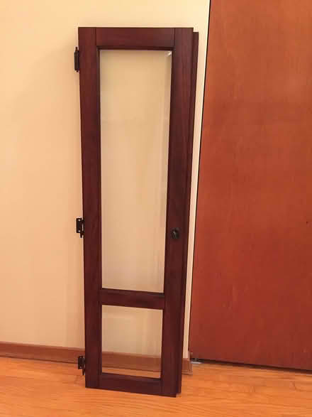 Photo of free Glass wood-framed cabinet doors (Ancaster) #1