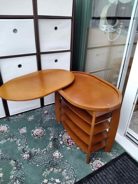 Photo of free Little wooden coffee table (White Walls BB8) #1