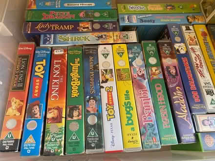 Photo of free Box of approx 25 Children’s VHS Videos (many Disney) (Hermitage RG18) #2