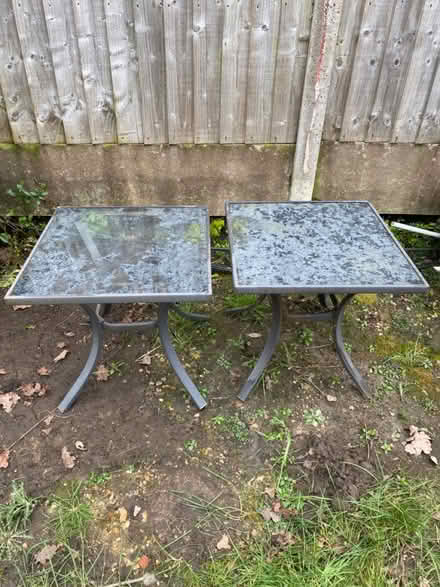 Photo of free Garden side tables (BH10) #1