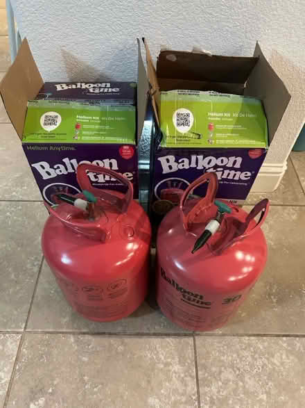 Photo of free 2 Partial Canisters Helium (Manteca) #1