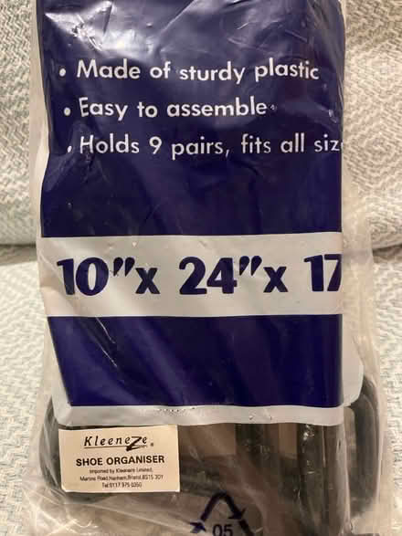 Photo of free Kleeneze black shoe organiser (Henley-on-Thames RG9) #2