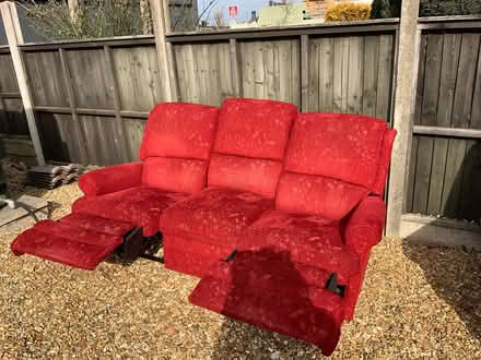 Photo of free 3 Seater sofas x 2 (Peterborough - Pondersbridge) #2