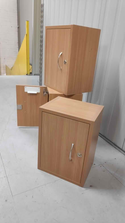 Photo of free 3 small cabinets, 42cm H x 30cm W x 28cm D (Woodlands TW7) #3