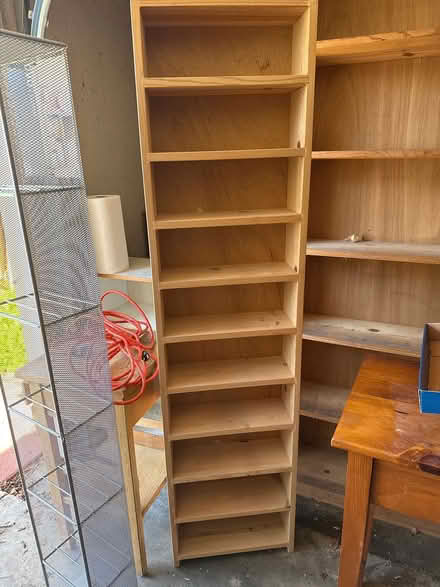 Photo of free CURB ALERT DVD, cd and book shelves (Albany) #4