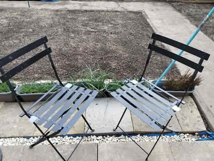 Photo of free 2 fold up garden chairs (Belvidere SY2) #1