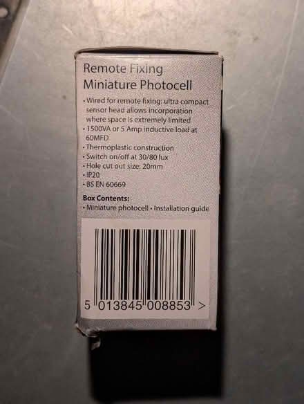 Photo of free Remote fixing photocell for outside light (Frenchay BS16) #2