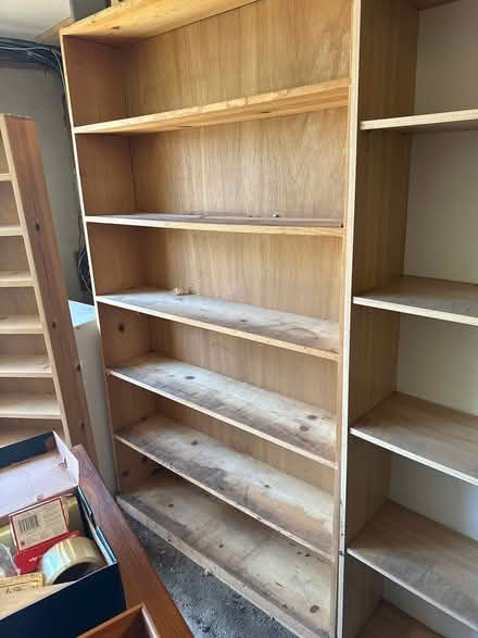 Photo of free CURB ALERT DVD, cd and book shelves (Albany) #3