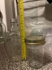 Photo of free 8 oz. bottles and jars (East Village) #1