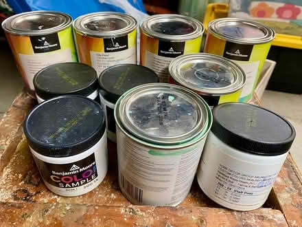 Photo of free Benjamin Moore paint samples (West Medord) #1