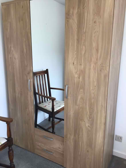 Photo of free 3 door wardrobe. (Minster Lovell OX29) #1