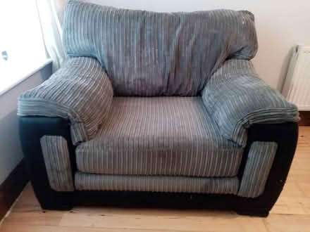 Photo of free Single velour chair (Newbridge kildare) #1